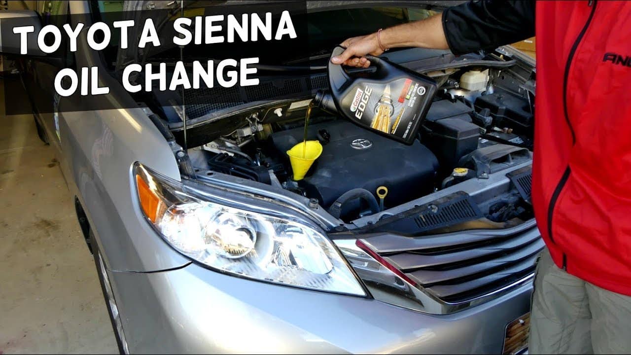 Toyota Sienna Oil Capacity How Many Quarts Of Oil