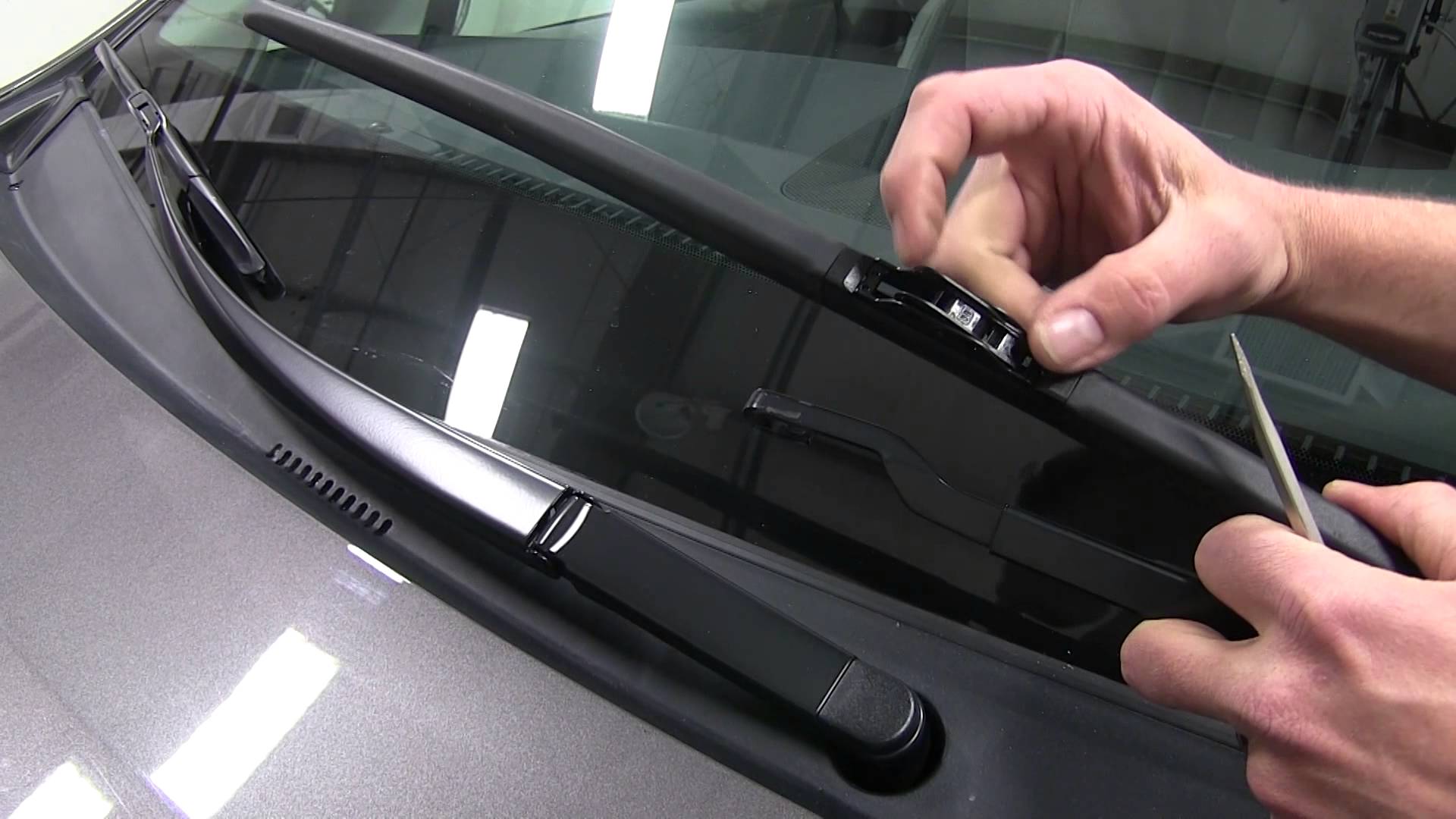 installing windshield wipers