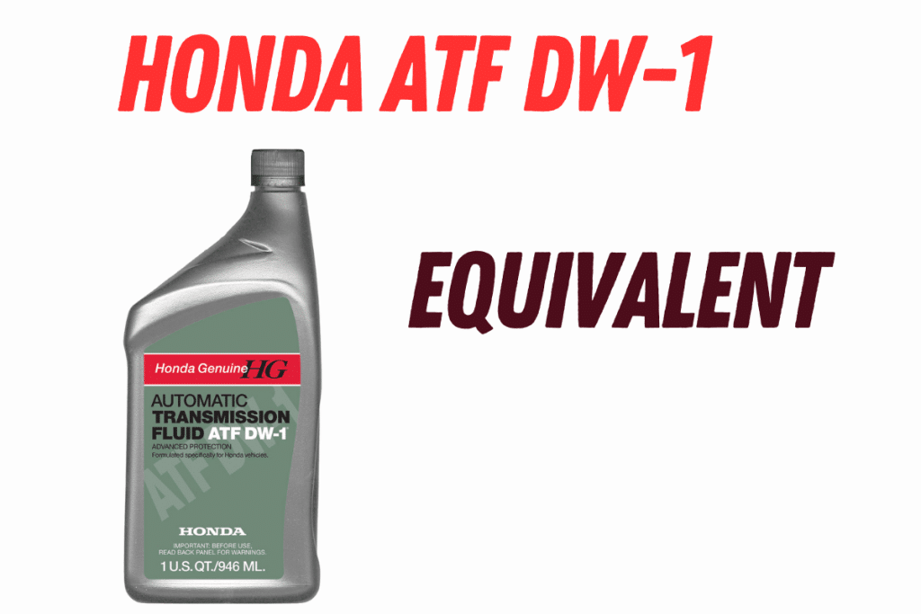 Honda ATF DW-1 Equivalent