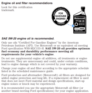 2000 Ford F-150 Oil Type EnginesWork