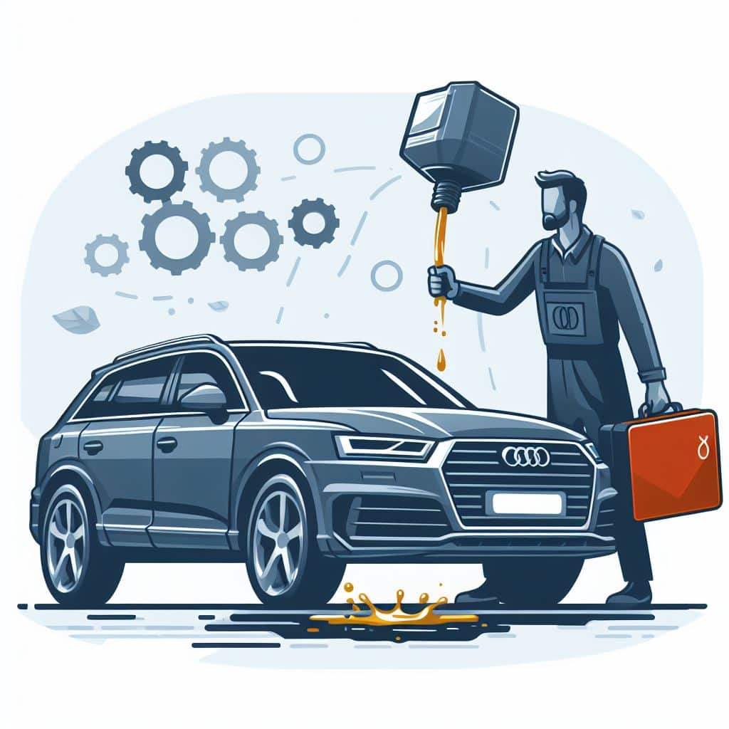 How often should I change the transmission fluid in my Audi Q3