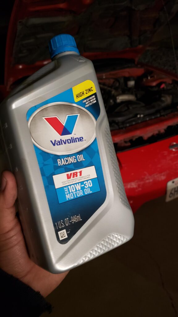 Recommended engine oil