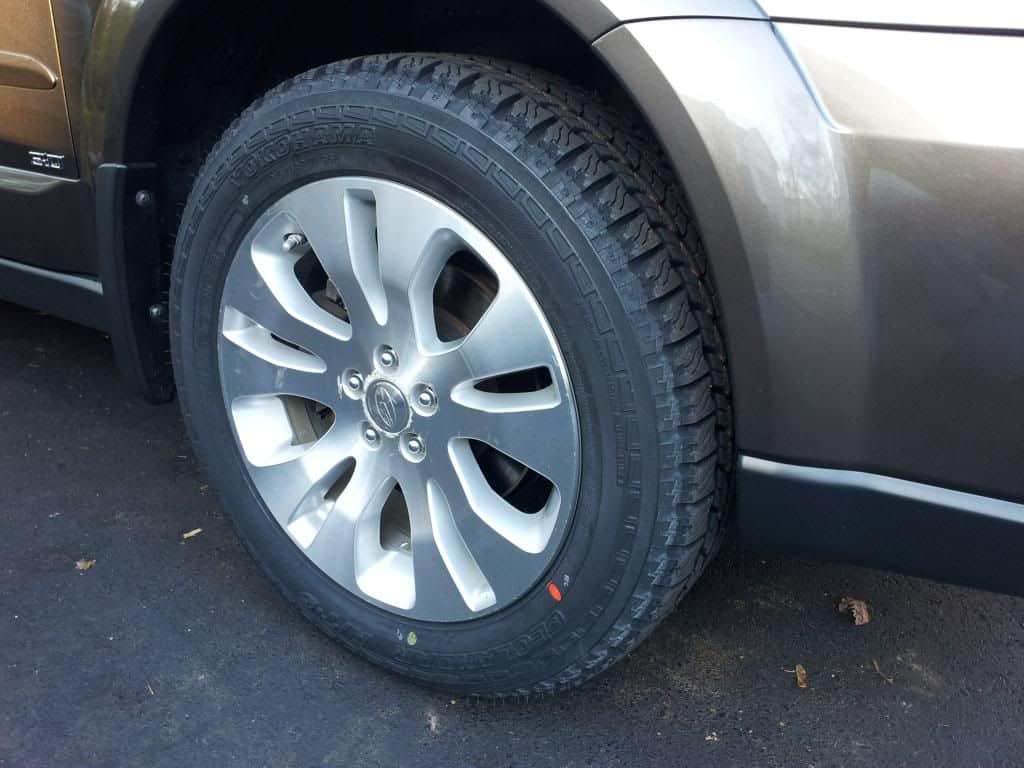 Subaru Outback tire pressure