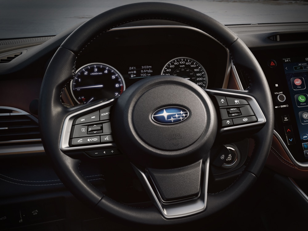 Subaru Outback steering wheel size