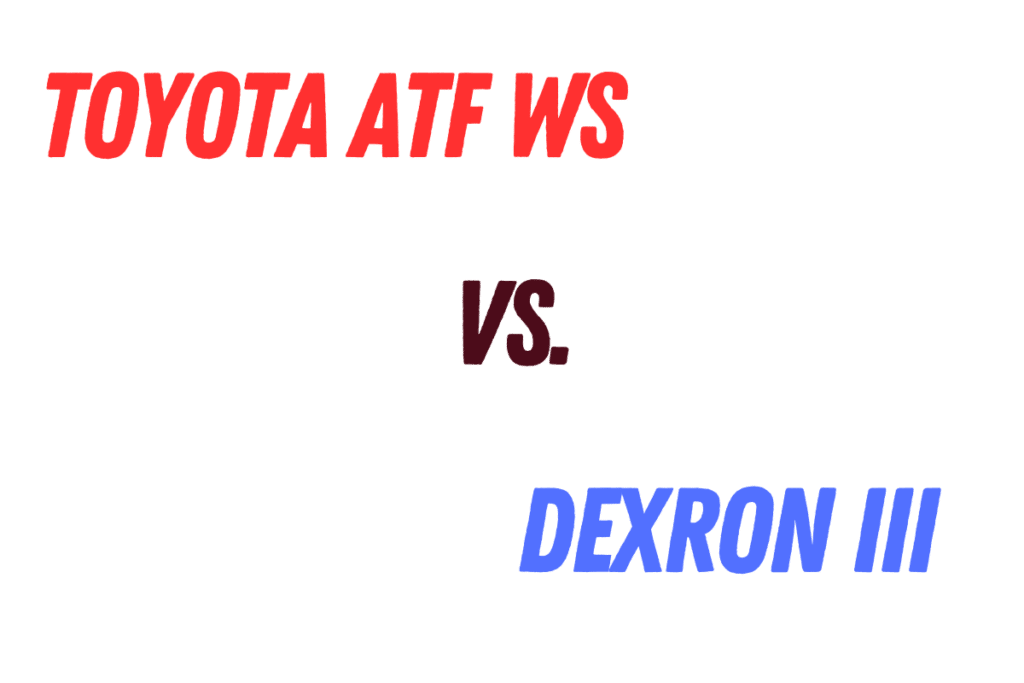 toyota atf ws vs dexron 3